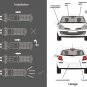 AOICANKI 20Pcs Super Bright RV Trailer T10 921 194 42-SMD 12V Car Backup Reverse