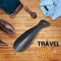 Metal Shoe Horn Stainless Steel Shoehorn 7.5 Inches - Portable for Travel Use