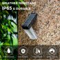 Deck Lights 4 Pack, Outdoor Solar Deck Lights, Ip65 Waterproof, Warm & RGB Modes