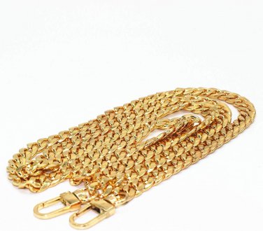 47" DIY Iron Flat Chain Strap Purse Chain Accessories Purse Straps Shoulder Cros