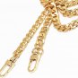 47" DIY Iron Flat Chain Strap Purse Chain Accessories Purse Straps Shoulder Cros