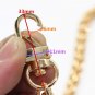47" DIY Iron Flat Chain Strap Purse Chain Accessories Purse Straps Shoulder Cros