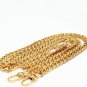 47" DIY Iron Flat Chain Strap Purse Chain Accessories Purse Straps Shoulder Cros