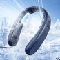 Portable Neck Fan, 5000Mah Battery Neck Air Conditioner, 360° Strong Air Flow Bl