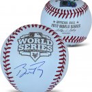 Buster Posey Autographed 2012 World Series Signed Baseball MLB Authenticated COA