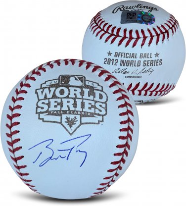 Buster Posey Autographed 2012 World Series Signed Baseball MLB Authenticated COA