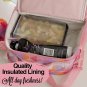Kids Lunch Bag for Girls. Expandable & Insulated Lunch Bag for Kids with POP Key