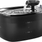 Stouchi Cat Water Fountain 85Oz/2.5L, Stainless Steel Pet Water Fountain for Cat