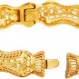 Ethlyn 18K Gold Plated Dubai Gold Bangles Women Gold Color Bangles&Bracelet Afri
