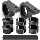 90020B 2 Pack Mounting Bracket Kit LED off Road Light Horizontal Bar Tube Clamp