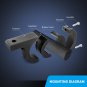 90020B 2 Pack Mounting Bracket Kit LED off Road Light Horizontal Bar Tube Clamp