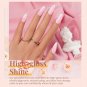 Nail Set 6 Colors Ultimate Monochrome Collection Milky White Sheer Pink Nude Jel