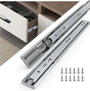 Soft Close Drawer Slides 18 Inch Heavy Duty Drawer Slides 10 Pairs -  Full Exten