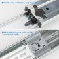 Soft Close Drawer Slides 18 Inch Heavy Duty Drawer Slides 10 Pairs - Full Exten