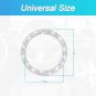 Car Bling Crystal Rhinestone Engine Start Ring Decals, 2 Pack Car Push Start But