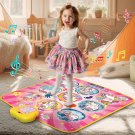 Dance Mat, Dance Game Toy Gift with 5 Game Modes & Built-In Music, Adjustable Vo