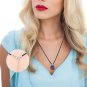 100Pcs Leather Necklace Cord with Clasps, Rope Necklace String, Black Necklace C