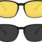Night Driving Glasses for Men Women,Polarized Night Vision Glasses Anti-Glare Di