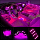 Car LED Strip Light, Ej'S SUPER CAR 4Pcs 36 LED Car Interior under Dash Lighting