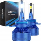 M3 9012 LED Headlight Bulbs, 23000LM Super Bright, 55W with 6500K Cool White HIR