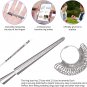 Ring Sizer Measuring Tool Set, Ring Gauges with Finger Sizer Mandrel Ring Sizer