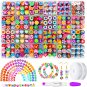 480PCS Fruit Flower Polymer Clay Beads, 24 Style Cute Heart Mushroom Clay Beads