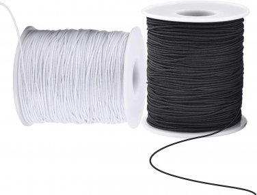 Elastic Cord for Bracelets, 2 Rolls 1 Mm 330 Feet Sturdy Bracelet String, Stretc