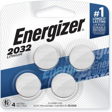 CR2032 Batteries, 3V Lithium Coin Cell 2032 Watch Battery, 4 Count