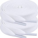 [2 Pairs 2/5" Flat Sneaker Shoe Laces 26 Colors Shoe Laces in 27"-72"
