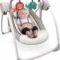 Ingenuity Soothe 'N Delight Compact Portable 6-Speed Plush Baby Swing with Music