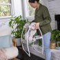 Ingenuity Soothe 'N Delight Compact Portable 6-Speed Plush Baby Swing with Music