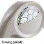 Ingenuity Soothe 'N Delight Compact Portable 6-Speed Plush Baby Swing with Music