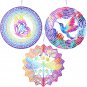 3 Pack Stainless Steel Wind Spinner Butterfly Dragonfly Hummingbird for Yard and