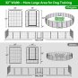 Dog Playpen Outdoor 24 Panels Heavy Duty Dog Pen 40" Height Puppy Playpen Indoor