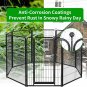 Dog Playpen Outdoor 24 Panels Heavy Duty Dog Pen 40" Height Puppy Playpen Indoor