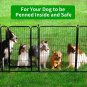 Dog Playpen Outdoor 24 Panels Heavy Duty Dog Pen 40" Height Puppy Playpen Indoor