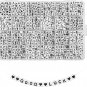 1440Pcs Acrylic Letter Beads White Cube Sorted Alphabet Beads for Jewelry Making
