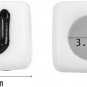 1440Pcs Acrylic Letter Beads White Cube Sorted Alphabet Beads for Jewelry Making