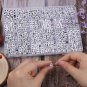 1440Pcs Acrylic Letter Beads White Cube Sorted Alphabet Beads for Jewelry Making