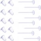 3Mm Invisible Plastic Earrings Blank Pins Stud Tiny Head Findings DIY Supplies (