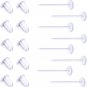 3Mm Invisible Plastic Earrings Blank Pins Stud Tiny Head Findings DIY Supplies (