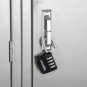 4-Digit Combination Padlock, Black, 2-Pack