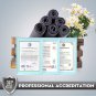Charcoal Puppy Pads 23"X24" Standard Size, Odor-Control Carbon Dog Training Pads