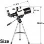 Telescope for Adults & Kids, 70Mm Aperture Refractor Telescopes (15X-150X) for A
