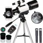 Telescope for Adults & Kids, 70Mm Aperture Refractor Telescopes (15X-150X) for A