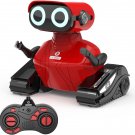 Robot Toys, Remote Control Robot Toy, RC Robots for Kids with LED Eyes, Flexible