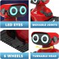 Robot Toys, Remote Control Robot Toy, RC Robots for Kids with LED Eyes, Flexible