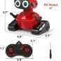 Robot Toys, Remote Control Robot Toy, RC Robots for Kids with LED Eyes, Flexible