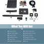Matte Black Rainfall Shower System 12 Inch Shower Head Combo Set with Handheld S