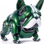 Bulldog Robot Garage Kit, 6.1'' Adjustable Action Robot Dog Toys, Fashionista An
